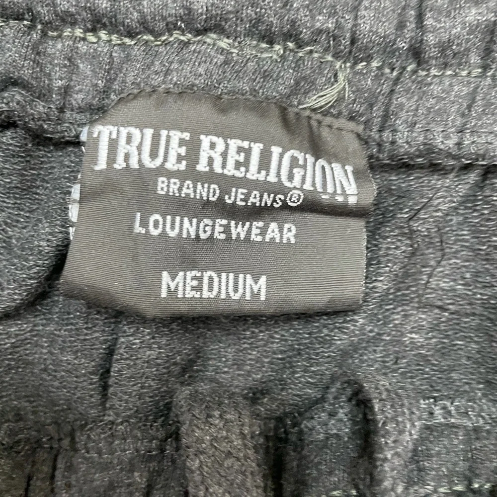 New True Religion Black gold Logo Buddha Guitar